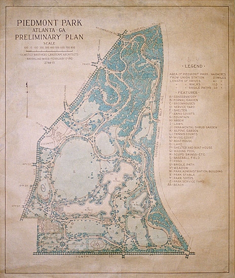 1912 Olmsted Plan