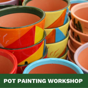 Pot Painting Workshop Button