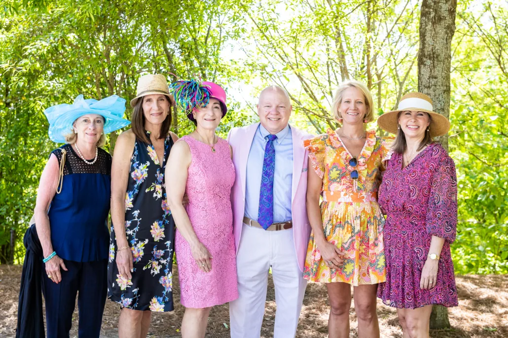 Piedmont Park Conservancy Landmark Luncheon Event Committee: (Left to right) Donna Barwick, Sheryl Meddin, Jan Harralson, Mark Banta, Wick Garrard, Holly B. Stevens